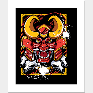 Samurai T-Shirt Posters and Art